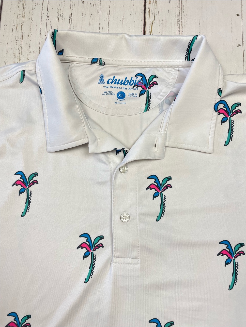 Chubbies The Electric Palm Performance Polo